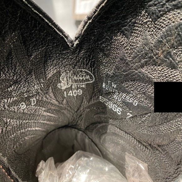 Vintage Justin Boots Style 1409 Size 9 D Men’s - Picture 7 of 7